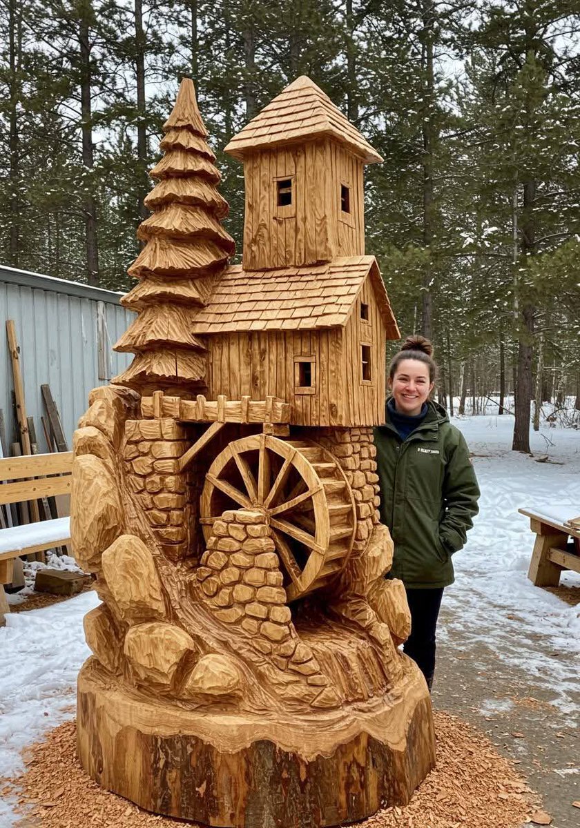 My wood carving. I put a lot of effort into this work. I don't mind any evaluation. ❤️