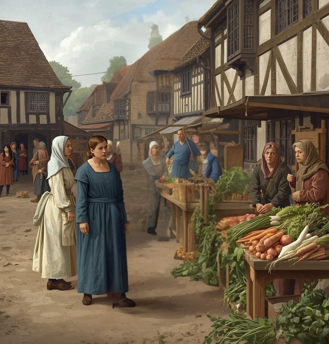 Lavenham's market charter was granted by King Henry III on 15th September 1257. This charter gave permission for a market to be held every Tuesday on the Earl's manor land. 

Imagine those market days of yore for yourself during your visit to Little Hall and Lavenham.