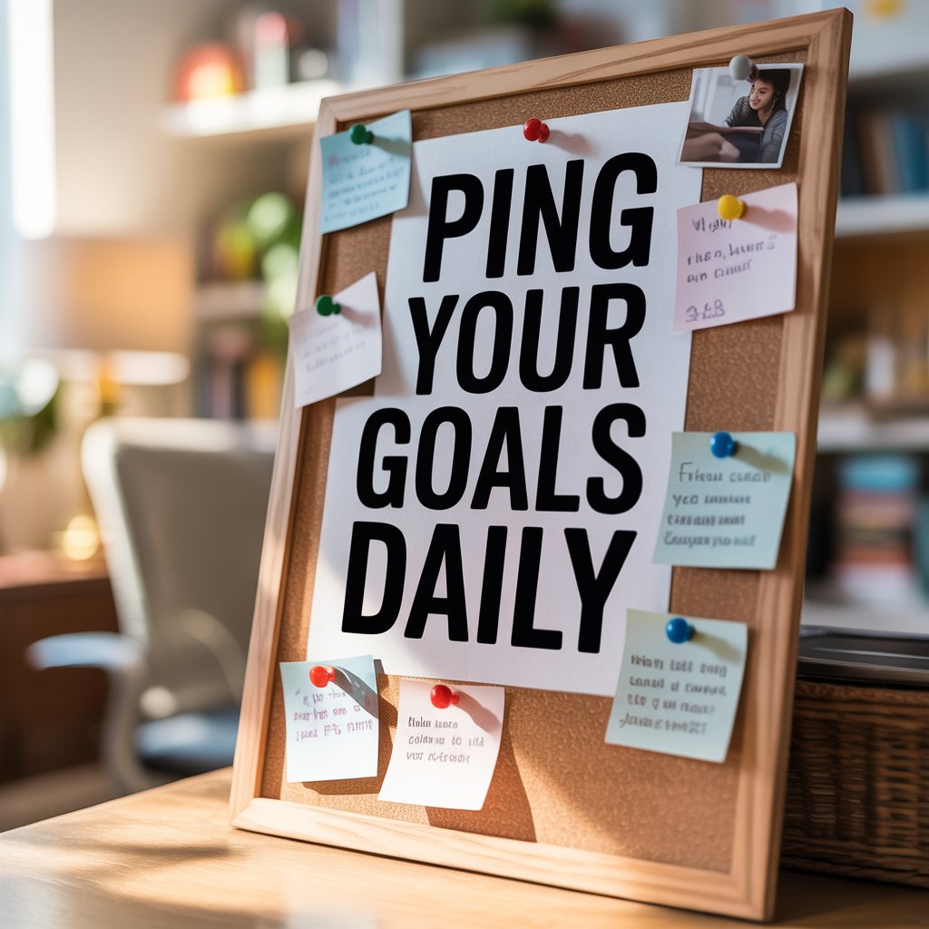 JorCodeAI's tweet image. Ping your goals daily! 💪