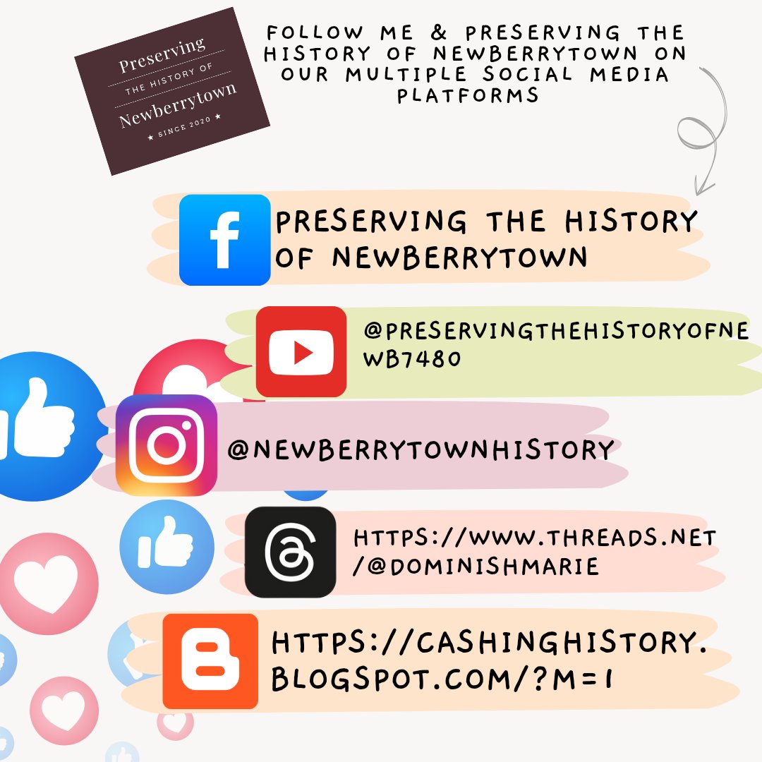 NewberryHistory's tweet photo. It costs zero dollars to support a #selfpublishedauthor and #historian

Please follow my social media profiles and check out my work. Thank you in advance.

My books are available on https://t.co/VYJG7mEZqR,  Red Land Community Library, Damon &amp; Dora's Vintage Clothing &amp; Antiques https://t.co/T7EI0nrcHa