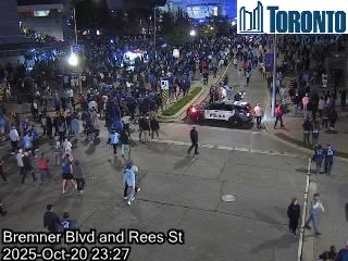 The streets of Downtown Toronto are filled with joyful celebrations as the Blue Jays are headed to the World Series!

Check out just how packed the streets are outside the Rogers Centre.

Source: City of Toronto

- Brennen