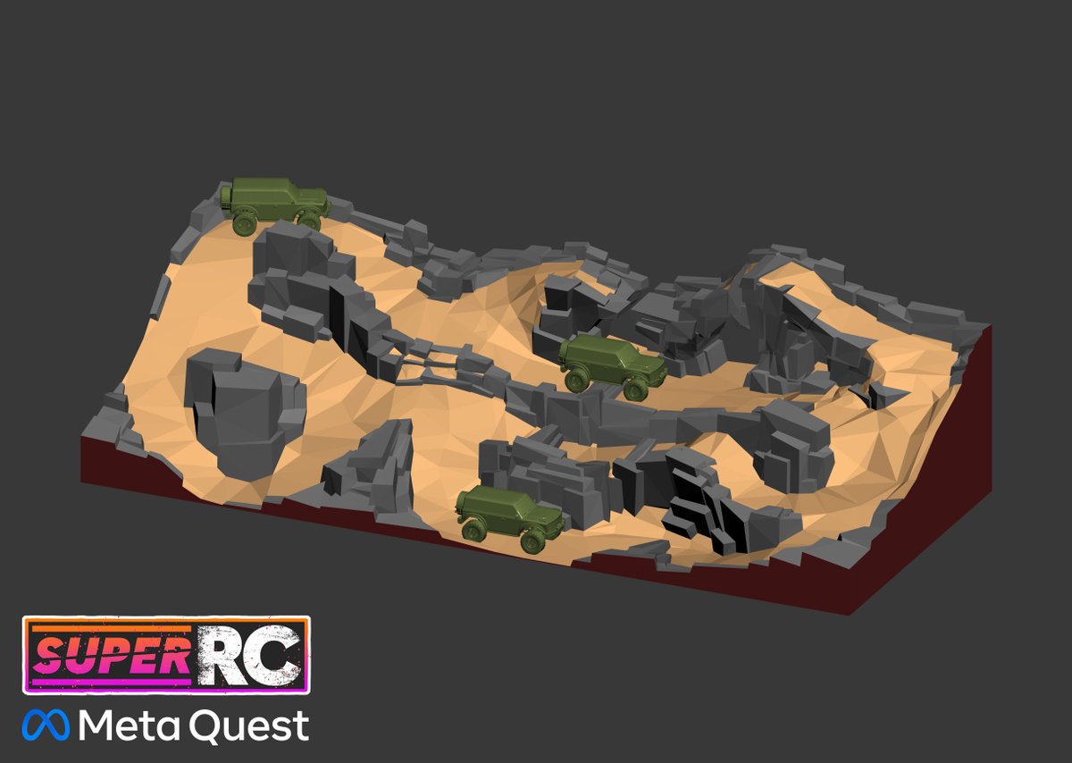 Gullie667's tweet image. Building a 3D-Printable RC Crawler Course

To celebrate the release of the RC Crawler in Super RC, our VR RC game, we&apos;re sharing 3D-printable assets for a real RC Crawler course to go alongside the in-game one launching in a few days.

More images of the build soon.   

Before…