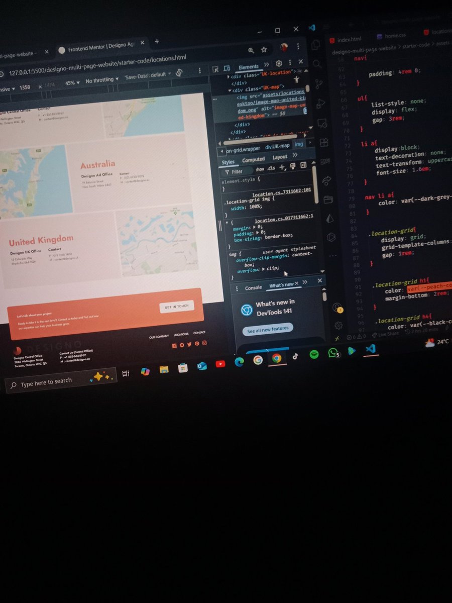 moses_bases's tweet image. I am currently building the Designo Agency website as part of a Frontend Mentor Challenge. #PracticeCoding #Learning #Growth