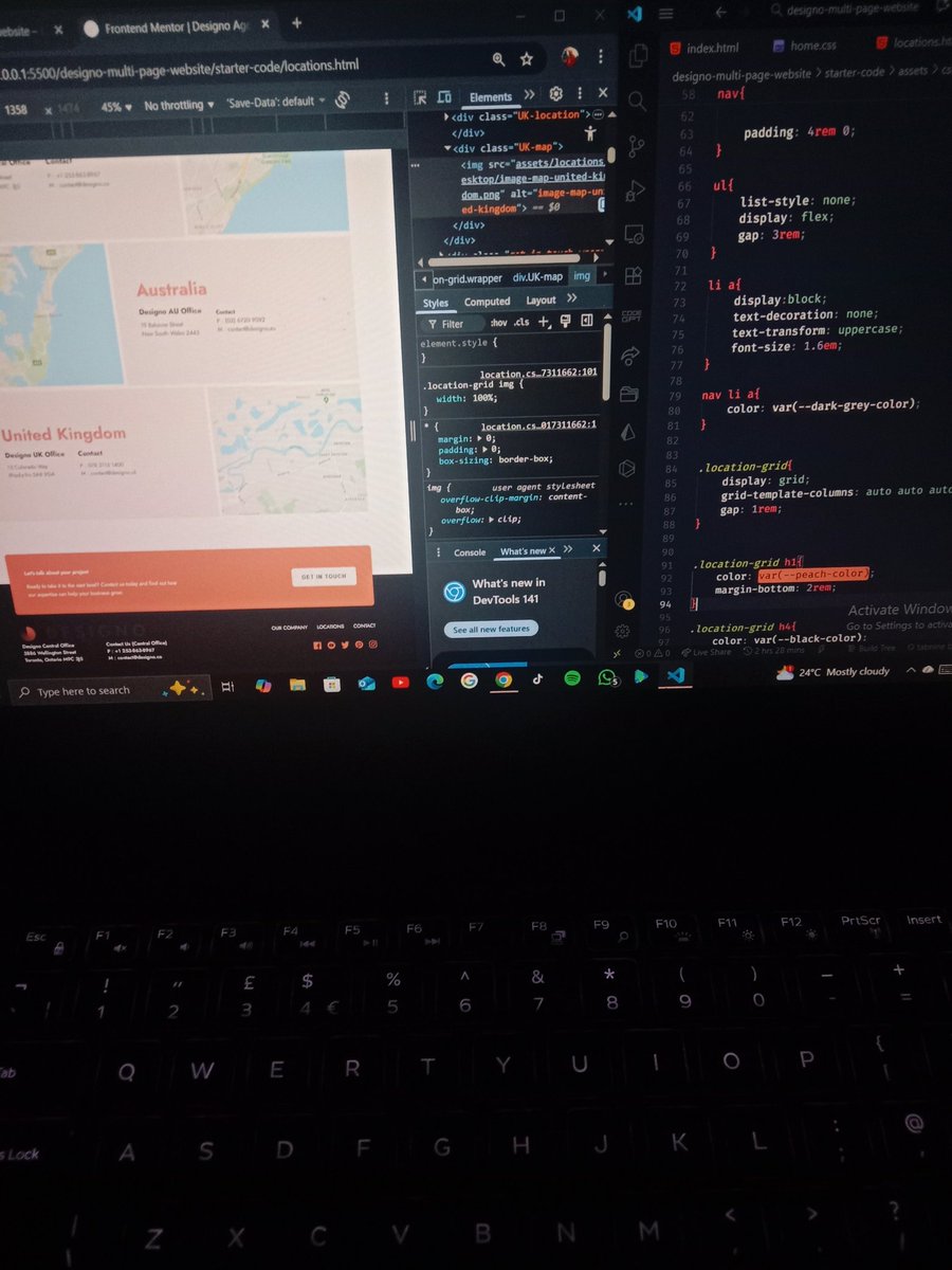 moses_bases's tweet image. I am currently building the Designo Agency website as part of a Frontend Mentor Challenge. #PracticeCoding #Learning #Growth