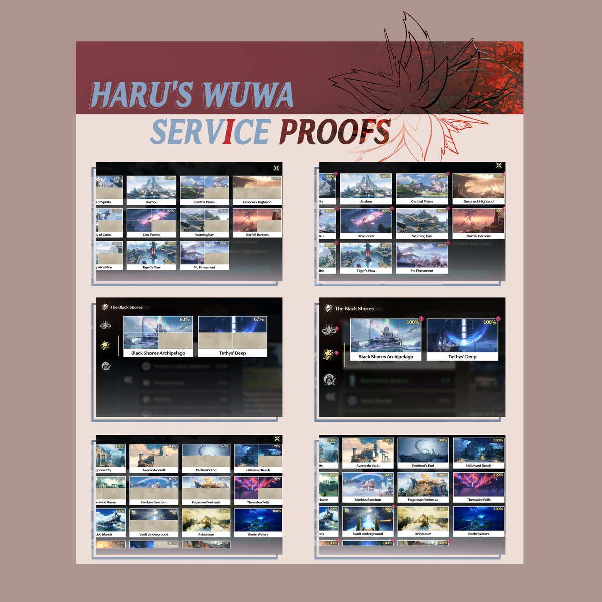 <a href="/StrawberryUdon/">Kal</a> Proofs #30
Exploration service for <a href="/cRoriander/">🄼arori ♟️</a> 
Unpictured:
- Did their WhiWa and ToA
- Cleared out side quests and exploration quests
(There might've been one more thing but idrh uidsihgdf)
