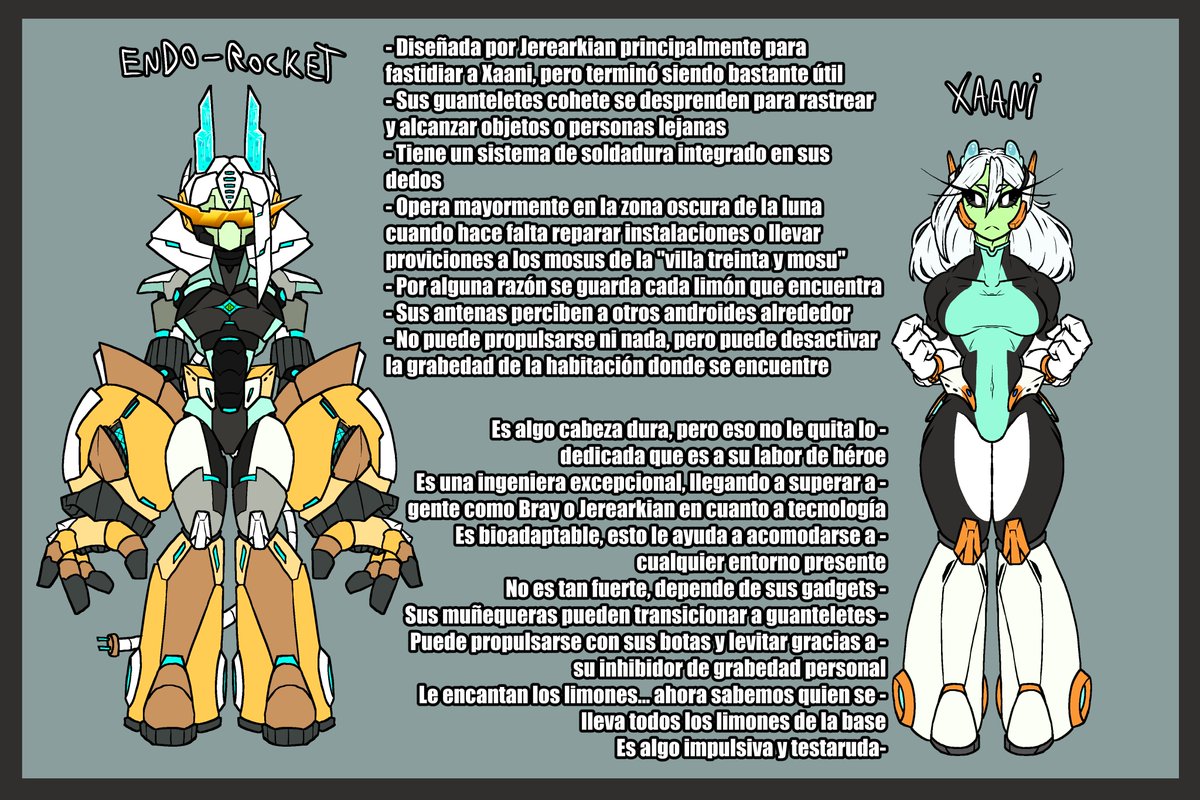 JTwets's tweet image. 🛸|| ENDO-ANDROMEDAS ||🛸
🍐: Les presento otros ENDO-androides en los que estuve trabajando, estos también cumplen roles específicos para mantener las cosas en orden en caso de que los integrantes de OPA no estén disponibles, hasta la próxima!✨
#OlvidadosPorAndromeda #OPA
