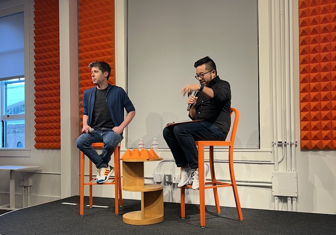 jimmy (@jparkv0) on Twitter photo had front row seats to the biggest <a href="/ycombinator/">Y Combinator</a> event yet
<a href="/sama/">Sam Altman</a> talked about his time at YC, GPT-2, and the conviction for non-consensus ideas
of course, at the end we pitched <a href="/hillclimbai/">hillclimb</a> & our data samples (he said yes😁)
magical things happening at YC, don't drop out had front row seats to the biggest <a href="/ycombinator/">Y Combinator</a> event yet
<a href="/sama/">Sam Altman</a> talked about his time at YC, GPT-2, and the conviction for non-consensus ideas
of course, at the end we pitched <a href="/hillclimbai/">hillclimb</a> & our data samples (he said yes😁)
magical things happening at YC, don't drop out