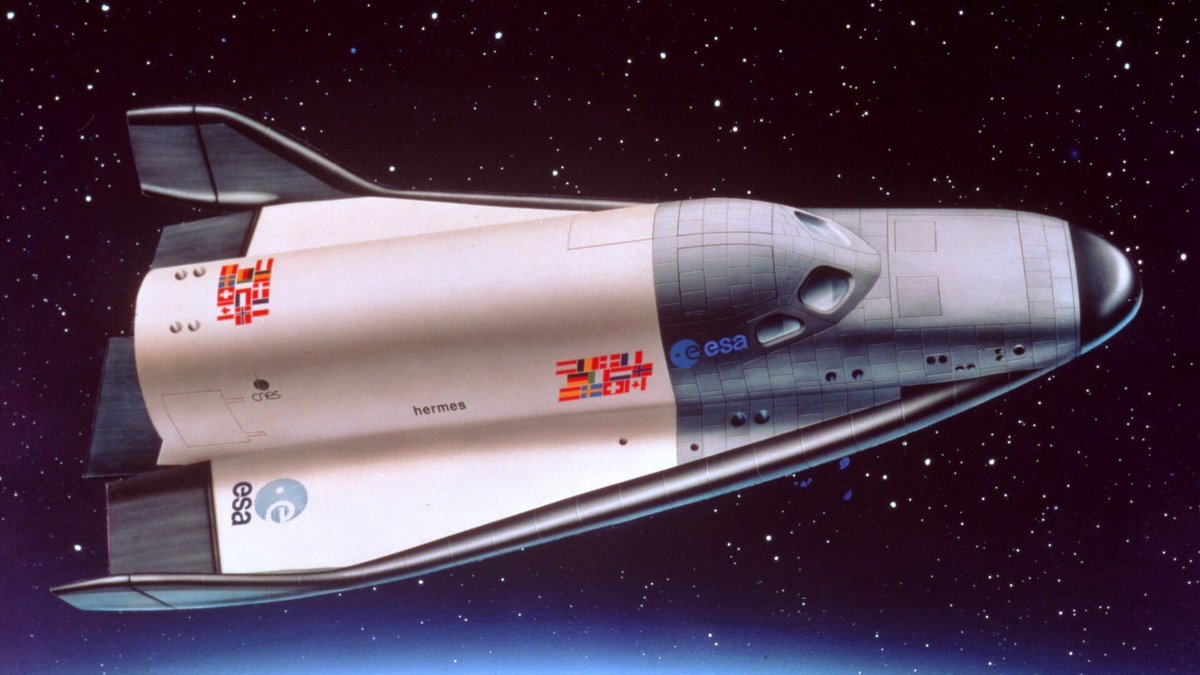 mikusingularity's tweet image. The issue was that the Space Shuttle didn't meet its expected low costs, and a lot of the Shuttle-inspired spacecraft from other countries (like Europe's Hermes and Japan's HOPE) were ultimately not completed.