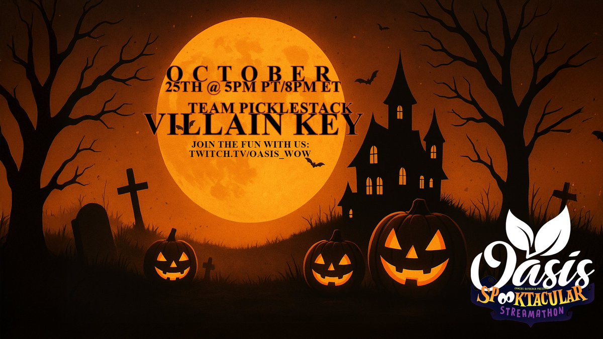 A group of Oasis Community members have volunteered to have additional affixes thrown their way. Let's make sure that they can't time that key for a good cause ;) Going live in 45 minutes!

bit.ly/oasiskeyaffixes
twitch.tv/oasis_wow