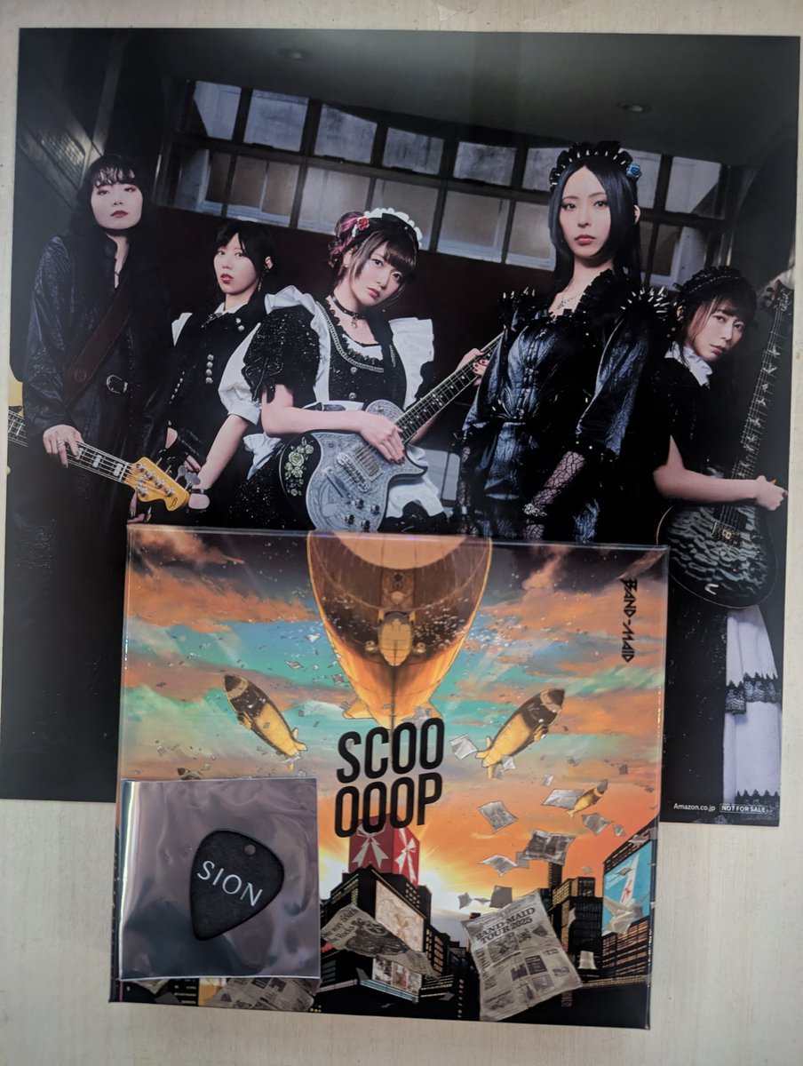 OSSAN_MAID's tweet image. 🕊️『 ミク 』🕊️の誕生日にGet🎀💘👍
#bandmaid
#scooooop
#HappyBirthday
