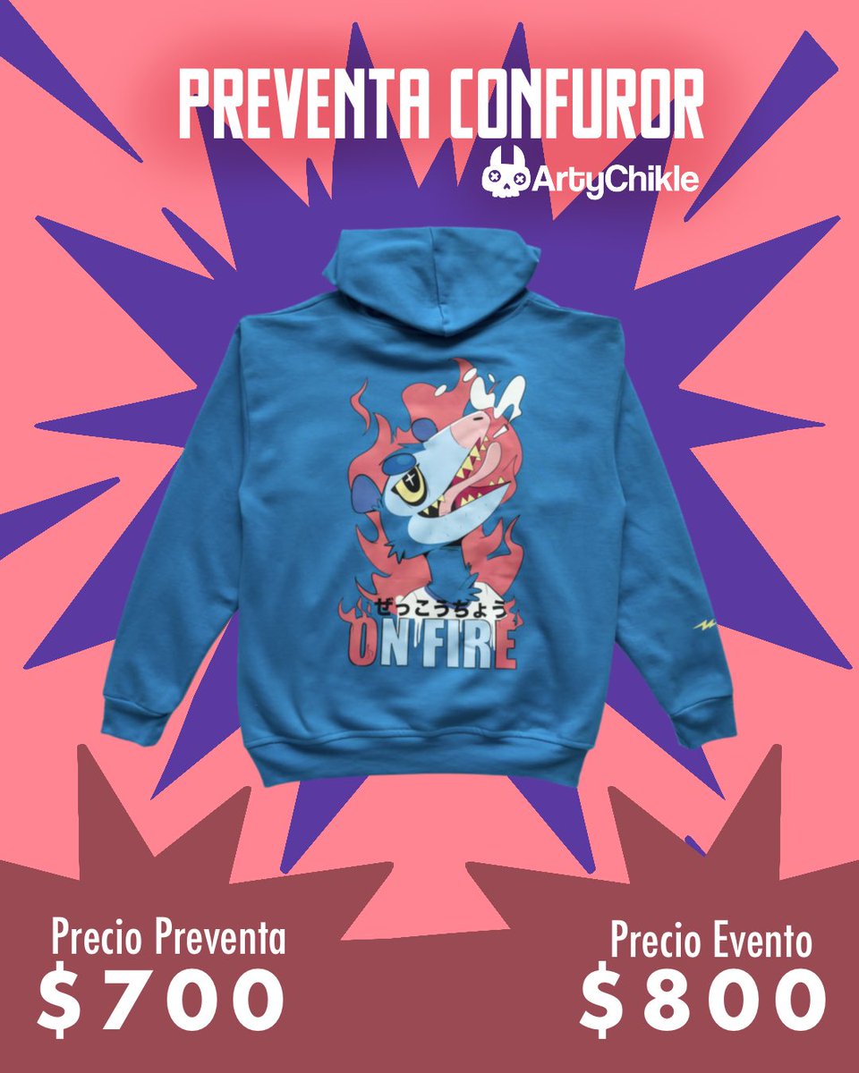 🔥 Las sorpresas no terminan 🥵

Préndete con este Drop Nuevo con nuestra preventa especial ✨

📲 Corre a los DM’s y arma tu outfit con anticipación 

Son piezas limitadas! Entregas en <a href="/Confuror/">Confuror 2025</a>