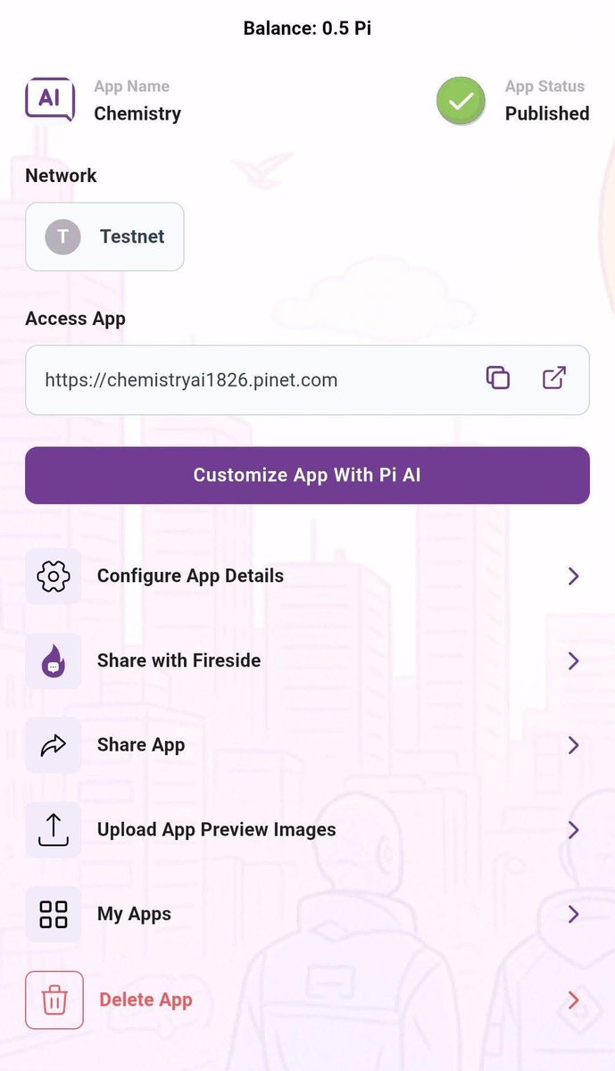 JackPiNetwork's tweet image. 🚨New update on Pi App studio

You can now sort your apps, Delete, configure app details and upload preview images. 

Only on Pi Network, is where you can bring your ideas to reality. simple to create apps with just human language. no Code😎
#PiNetwork
