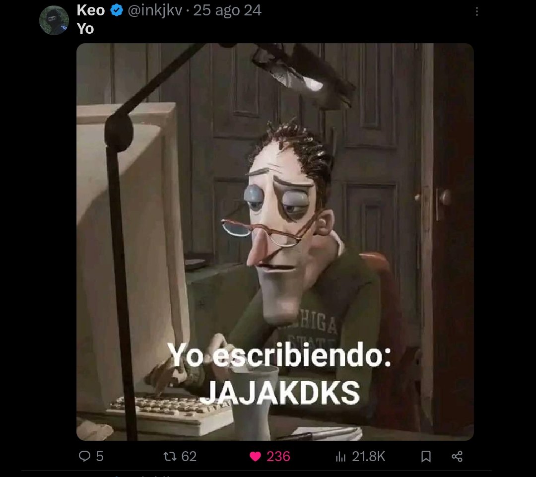 vodkajkv's tweet photo. @Drhouse9090 @inkjkv ¿Cómo que no?, JAJSHQ
Desde 2024, antes de empezar con los mensajes anónimos, ya subía y hacía memes, bro https://t.co/vcTgKWL3Lw
