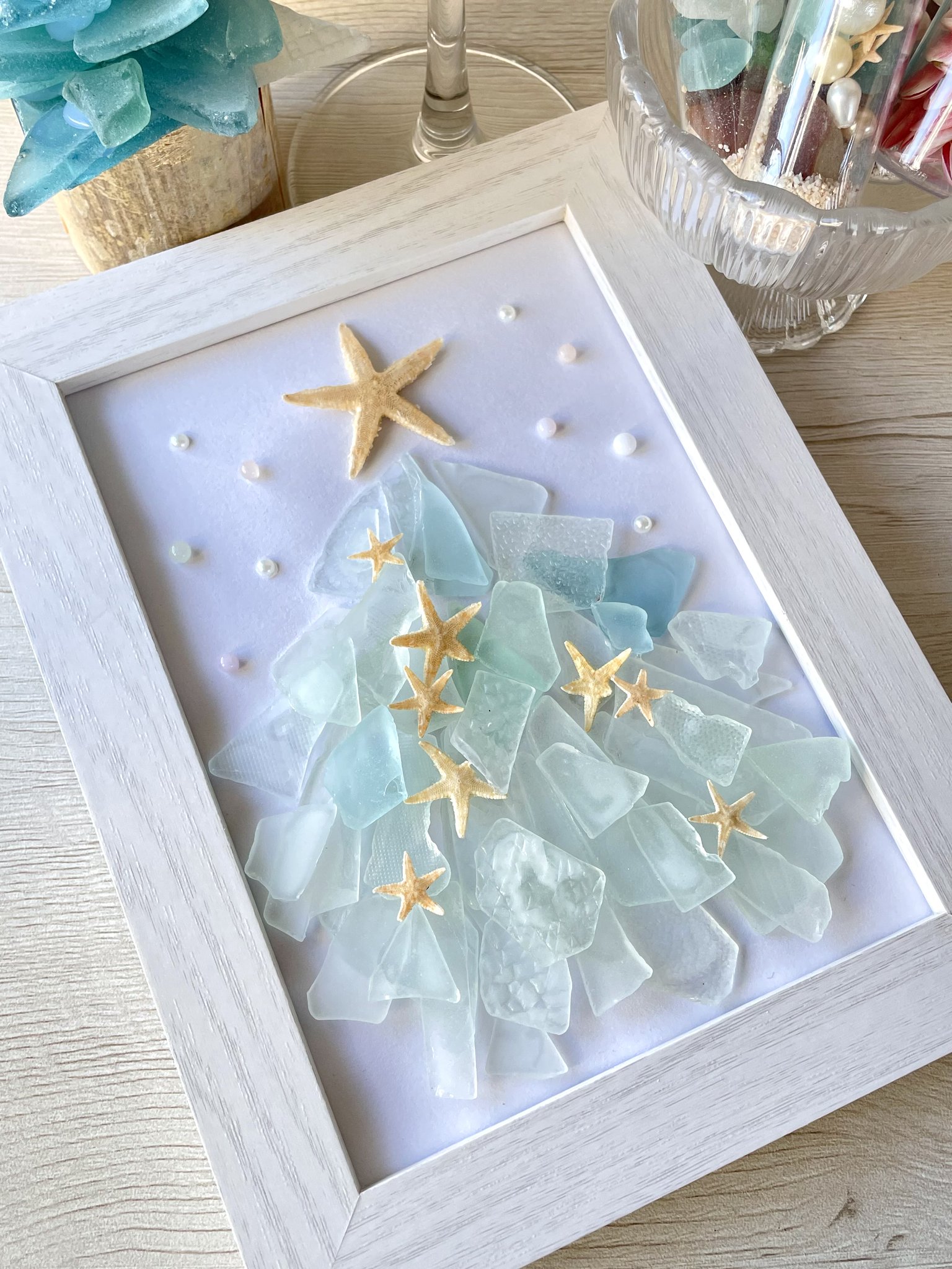 シーグラスアート『 節分.。.:*☆～幸せいっぱい～』 Amazon.co.jp: シーグラスアート 節分 吊るし飾り ヒーリング