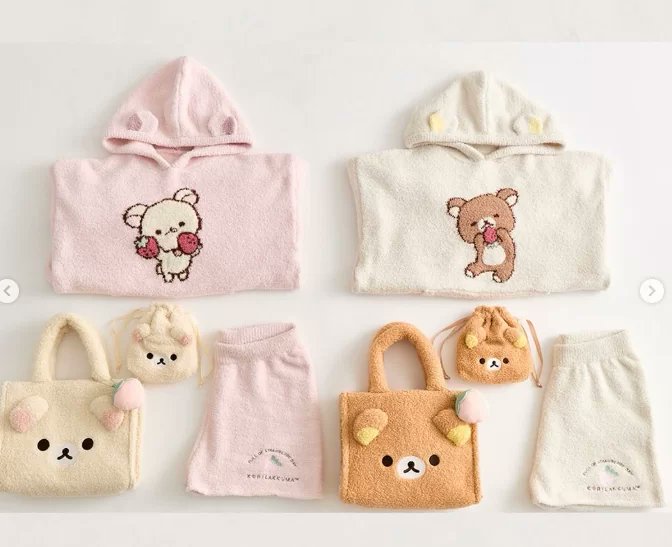 OLIVE des OLIVE『リラックマ』コラボのルームウェア、トートバッグ