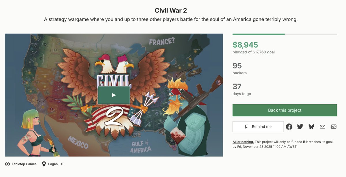 La la la just broke 50%