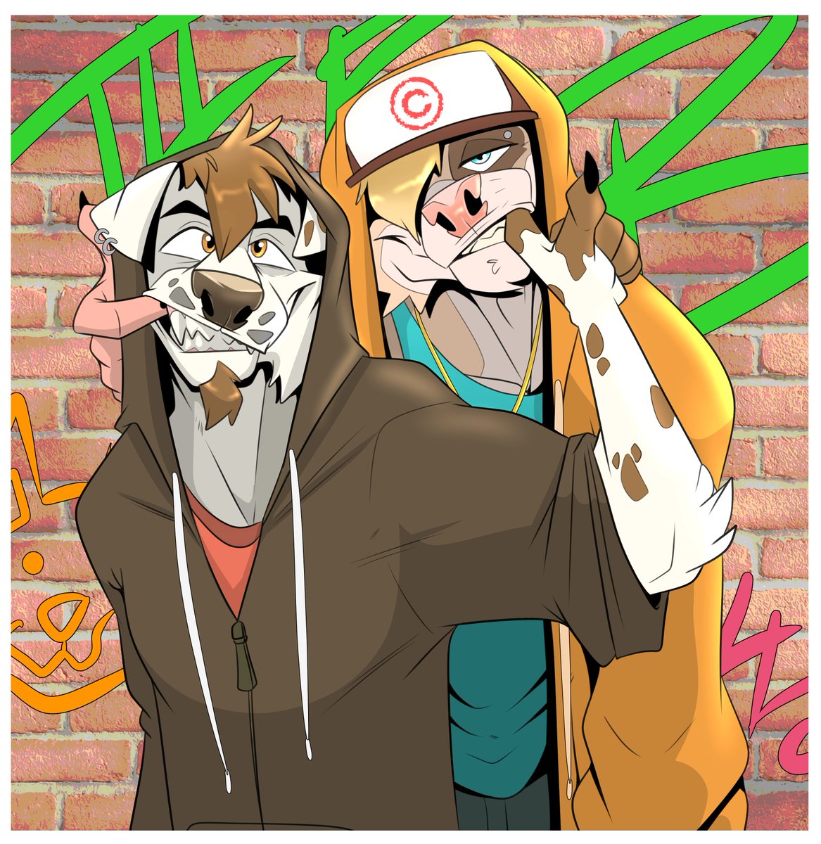 Still feeling those summer vibes. Trent and Andrews again being dorks together.