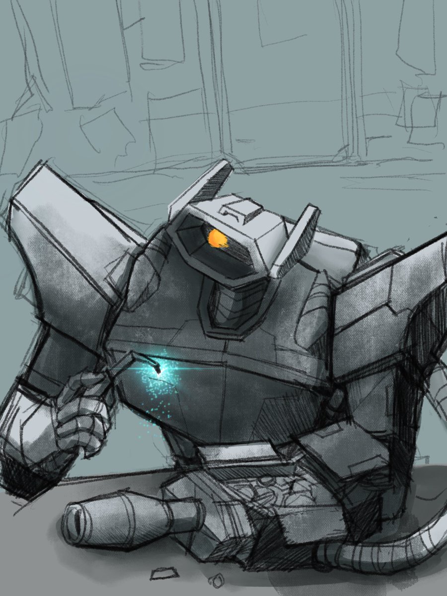 Cytroncitto's tweet image. Never disturb the mad scientist….
.
.
.
#Transformers #shockwave #maccadams