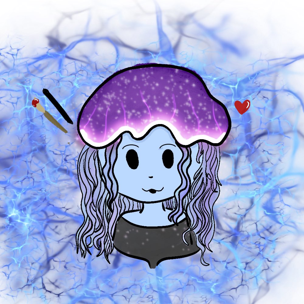 Next drawing is for <a href="/BubblyLaNaeVT/">BubblyLaNae 🖤 | Unhinged Jellyfish| 2026🖤</a> ! An absolute sweetheart with so much talent, warmth, and always has the ability to make me laugh. ❤️
