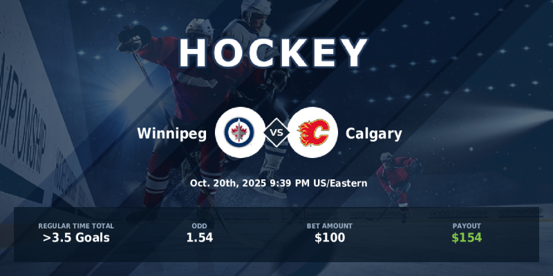 ZcodeAI's tweet image. Live bet ๐ฅ
๐ Hockey. USA NHL
๐ Winnipeg - Calgary
โ
Regular time Total Over 3.5
๐ Odd: 1.54. Bet 100 usd
๐ค Payout 154 usd #livebets #nhl #nhlpicks #freepicks #bettingsports #sportsbetting #zcodesystem