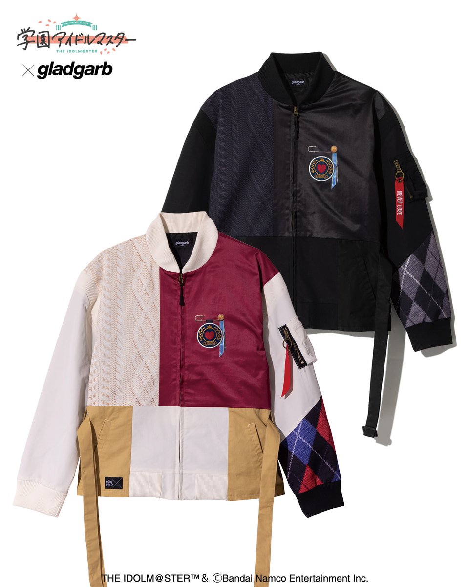 学園アイドルマスター×gladgarb CONTRAST BLOUSON 未使用 学園アイドルマスター×gladgarb CONTRAST BLOUSON(全1種） | 学園