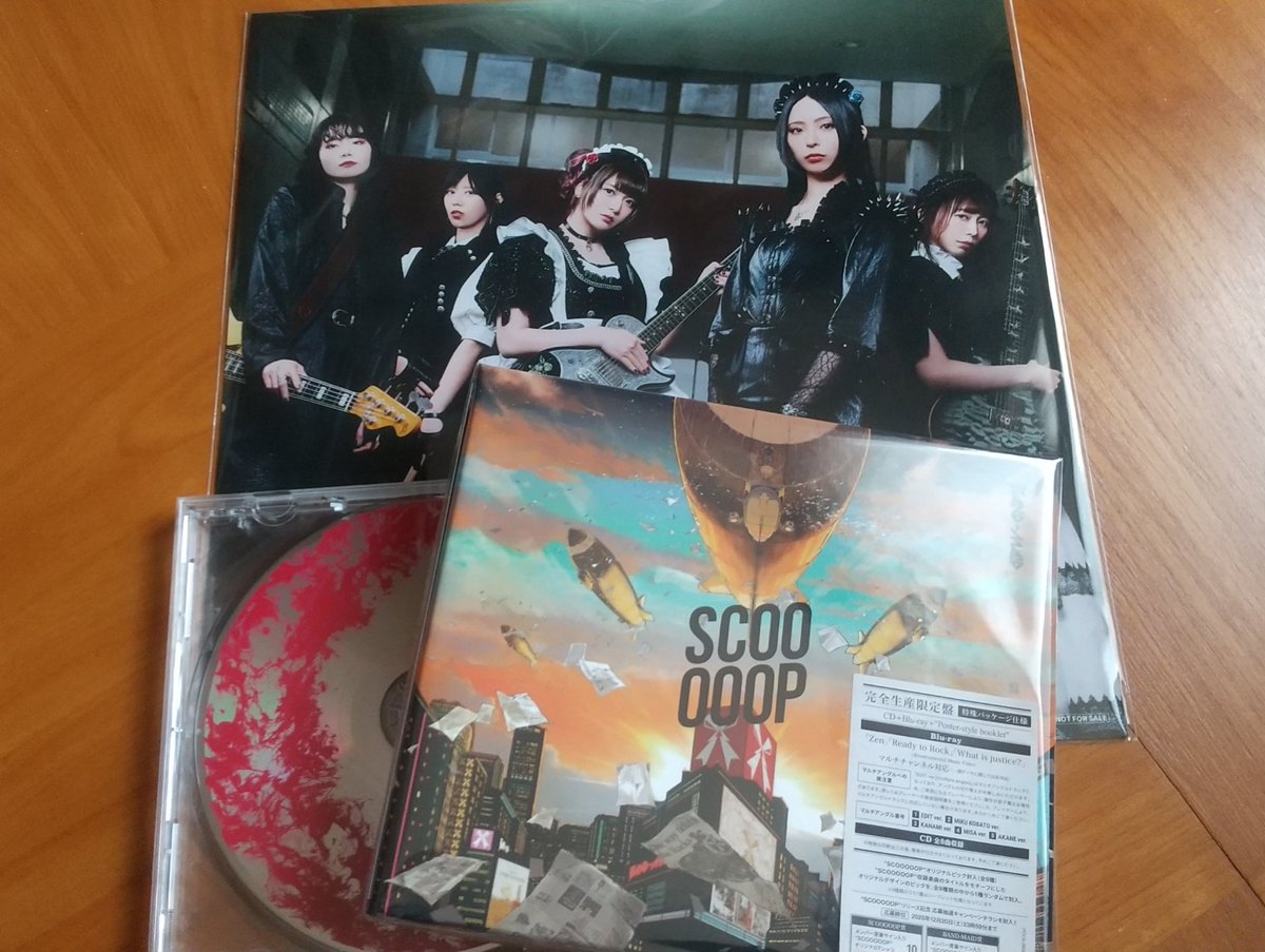 Rock_Horse_00's tweet image. フラゲ
ピックはReady to Rockでした

#bandmaid #SCOOOOOP