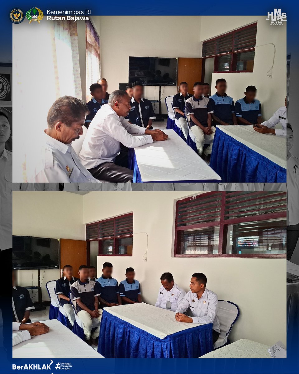 Rutanbajawa_NTT's tweet photo. Rutan Bajawa Gelar Sidang TPP Tentukan WBP untuk Tamping dan Integrasi

#kemenimipas
#guardandguide
#ditjenpas
#pemasyarakatan 
#rutanbajawa
#SidangTPP https://t.co/xX4ndRTPqt