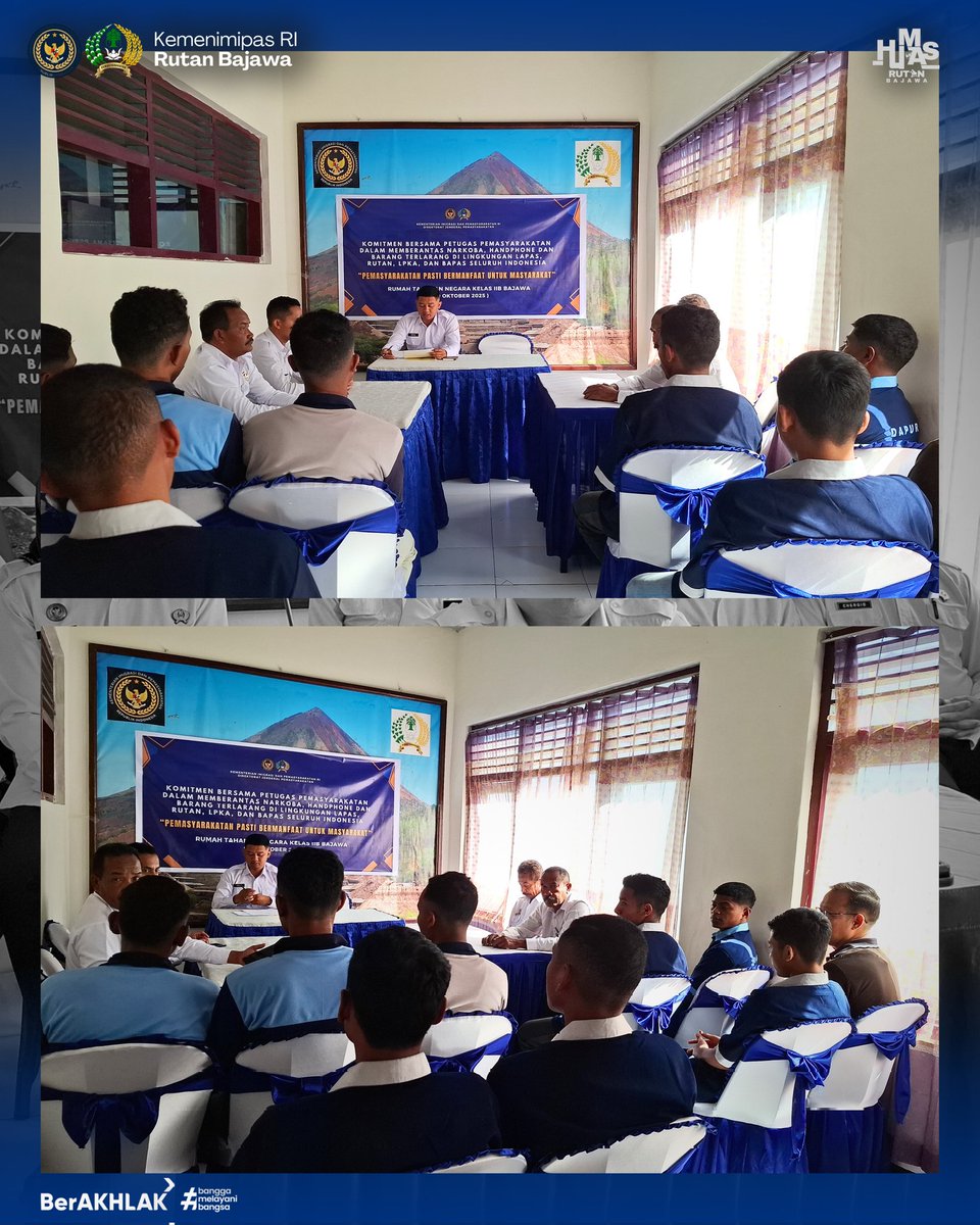 Rutanbajawa_NTT's tweet photo. Rutan Bajawa Gelar Sidang TPP Tentukan WBP untuk Tamping dan Integrasi

#kemenimipas
#guardandguide
#ditjenpas
#pemasyarakatan 
#rutanbajawa
#SidangTPP https://t.co/xX4ndRTPqt