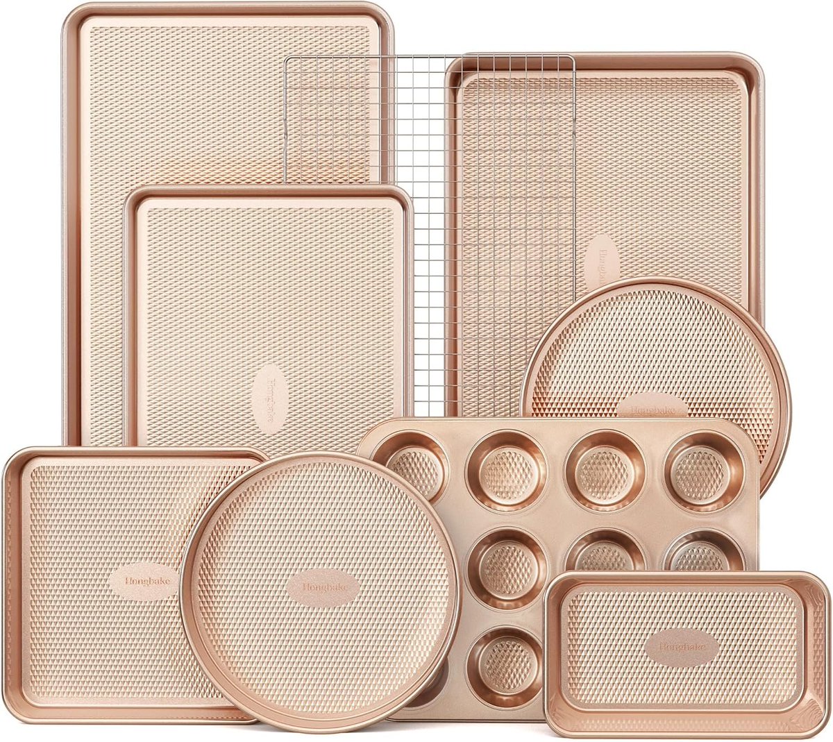 SRTrendsDeals's tweet image. HONGBAKE 9-Piece Baking Pans Set Nonstick, Stackable Non Toxic Bakeware Sets at $47.99
sovrn.co/aghq844
#Stackable #Baking #Pans