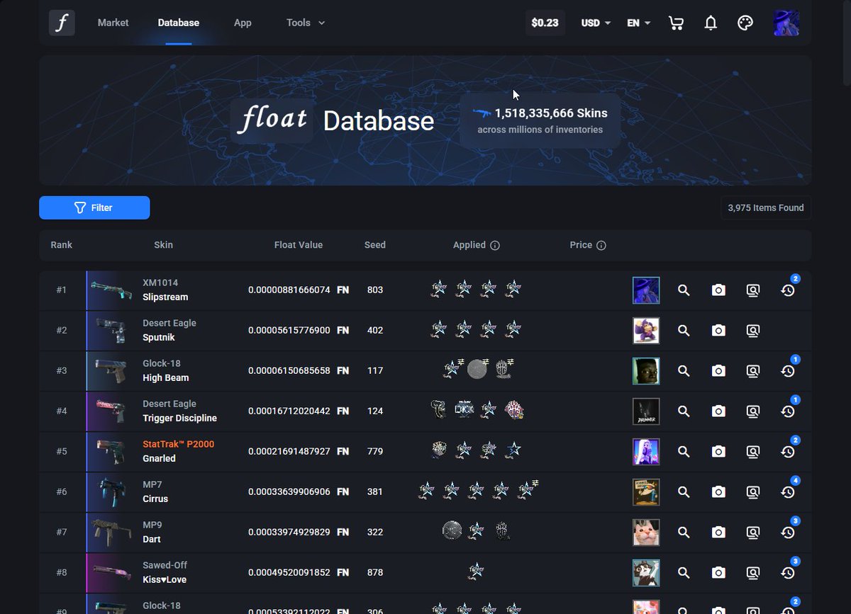 cassandracsgo's tweet image. i crafted new lowest float floppy pls dont snipe my pos and force me to craft another one