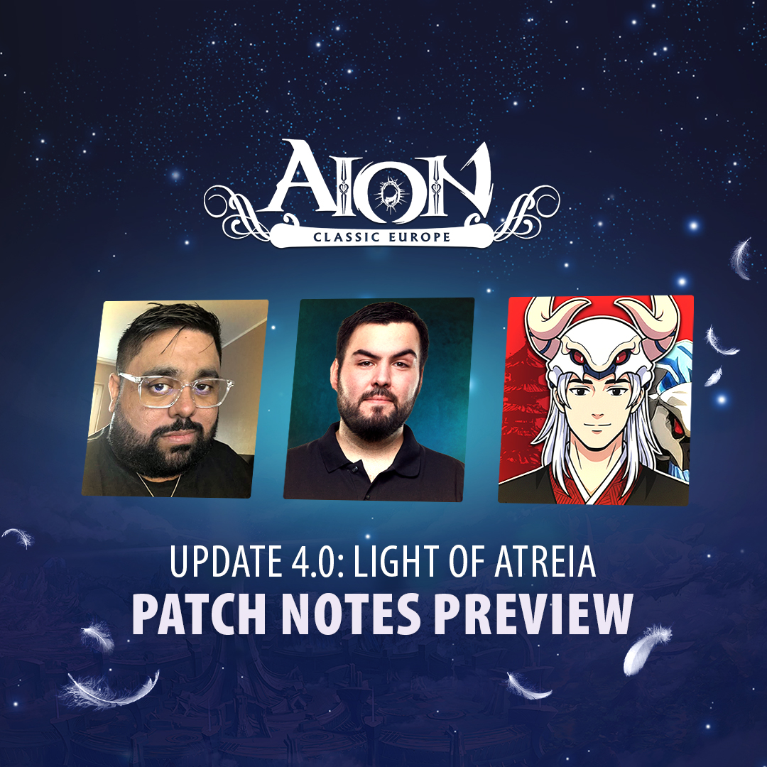 Aion_Classic_EU's tweet photo. Get ready for our exciting #update40 Light of Atreia livestream and the patch notes!
Stream Details:
- Date: 22/10/2025
- Time: 5:00 PM CEST
- Link: https://t.co/gzfUymOQku, https://t.co/4B6ucdWF36
Hope to see you there!
#aionclassic #livestream #MMORPG #gameforge https://t.co/JxPDajU3lD