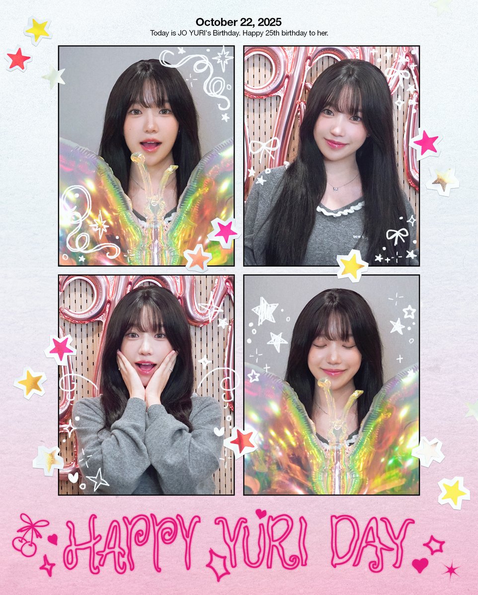 JOYURI_offcl's tweet image. 조유리(JO YURI) | HAPPY YURI DAY
유리의 스물다섯 번째 생일을 진심으로 축하합니다🩷🦋
#조유리 #JOYURI #チョユリ
#하늘연달_스물이틀_유리야축하해
#TODAY_FOR_YURI