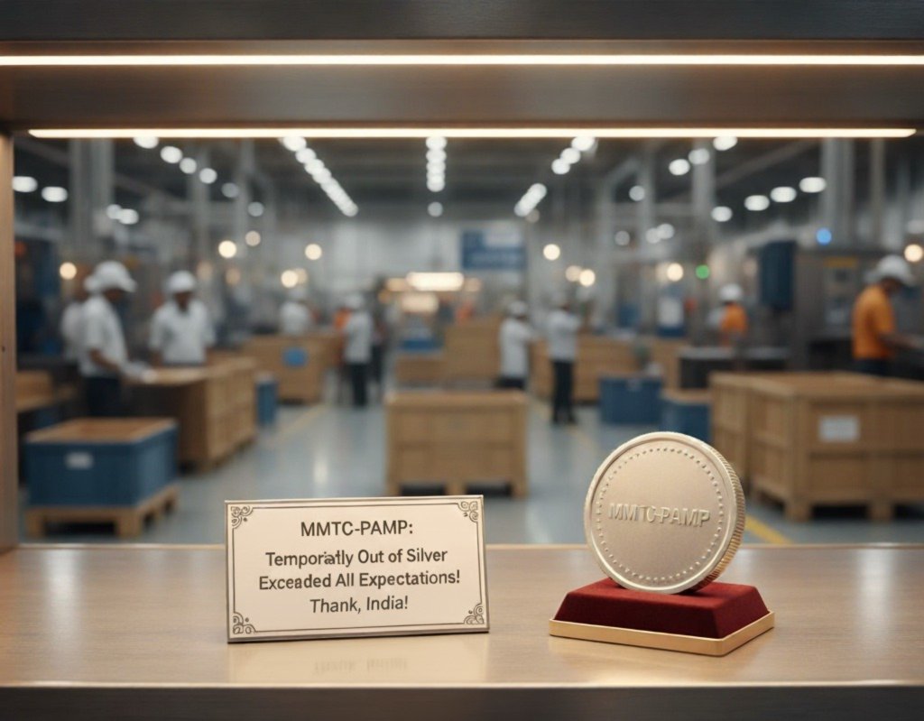 TheWired_Tweets's tweet image. The festive season demand was so high that MMTC-PAMP, India&apos;s largest precious metals refinery, ran out of silver for the first time ever.

#SilverRush #MMTCPAMP