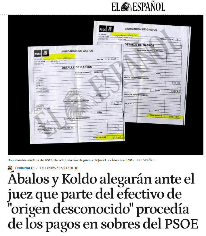 El #PSOBRE de Sánchez toma por idiotas a sus votantes
No conocían a Aldama y resultó ser íntimo de todos
No había pagos en efectivo
Después sí había, pero legales, estaban justificados
Ahora, no están justificados, pero son cantidades menores

El sanchismo se financia ilegalmente
