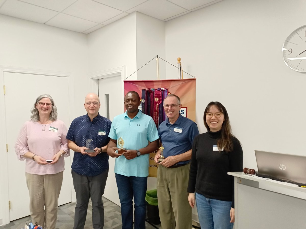 TolulekeF's tweet image. My speech evaluation award from Frederick @Toastmasters 

#speechevaluation #publicspeakingimprovement 
#personalandprofessionaldevelopment