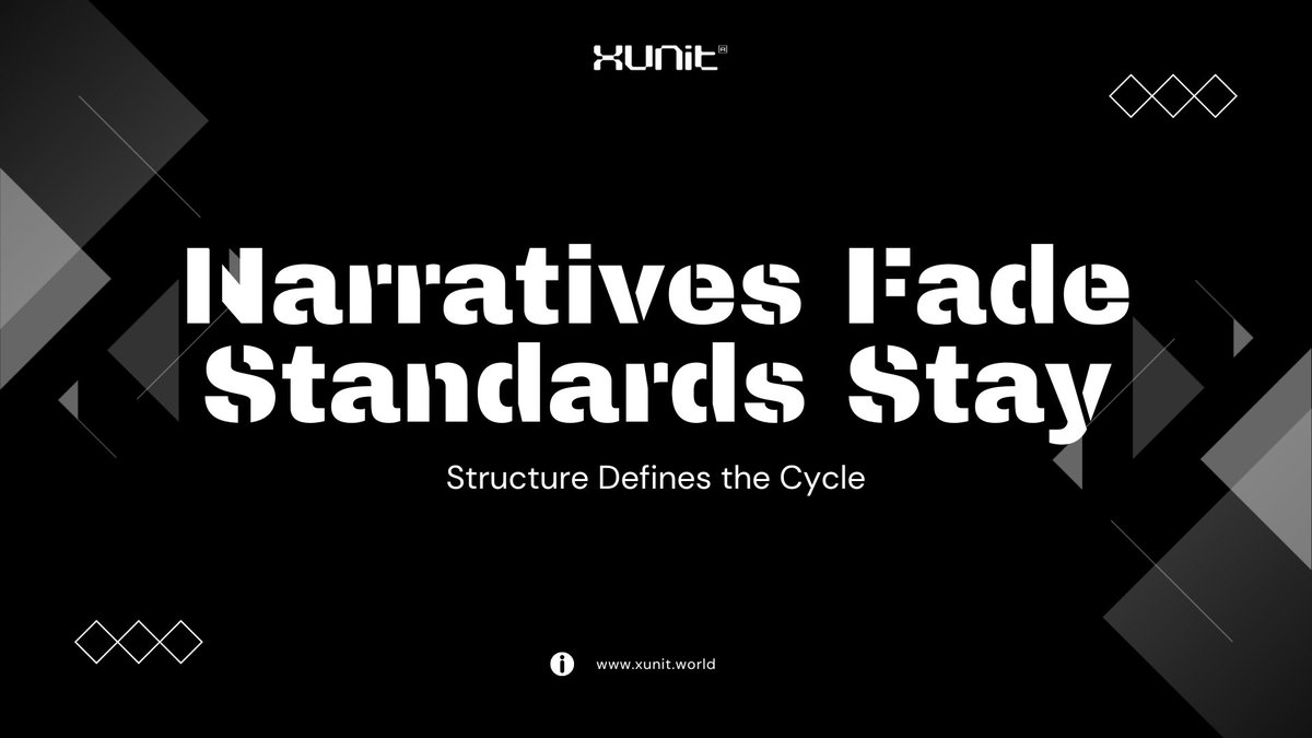 xunit_rwa's tweet image. Narratives fade. Standards stay.
The real builders of Web3 aren’t chasing the cycle — they’re writing its structure.#XUnit #RWA #XLayer  #OKB