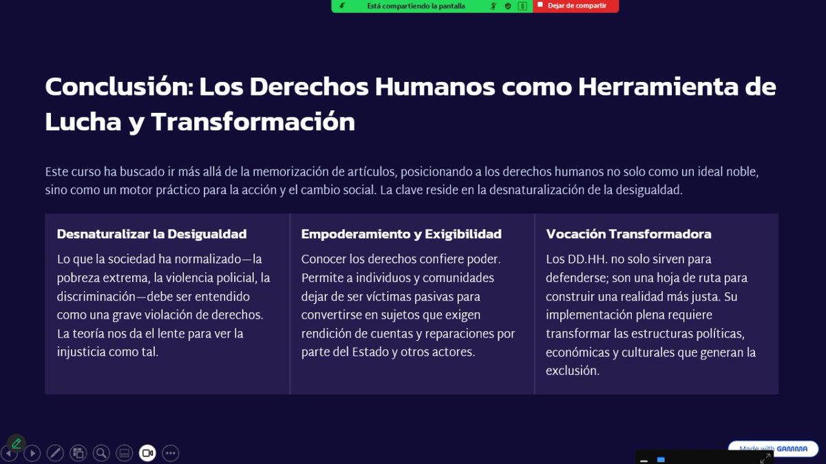 funidh_ec's tweet photo. #FUNIDH
Cumpliendo con nuestro Curso Internacional de los Derechos Humanos, hoy en nuestra 5/5 secciones 🫶 https://t.co/w6GL4vNISE