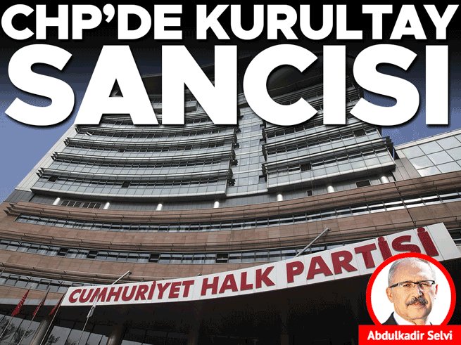 Hurriyet's tweet image. Abdulkadir Selvi yazdı: CHP’de kurultay sancısı
🖊️ @abdulkdir_selvi
hurriyet.com.tr/yazarlar/abdul…