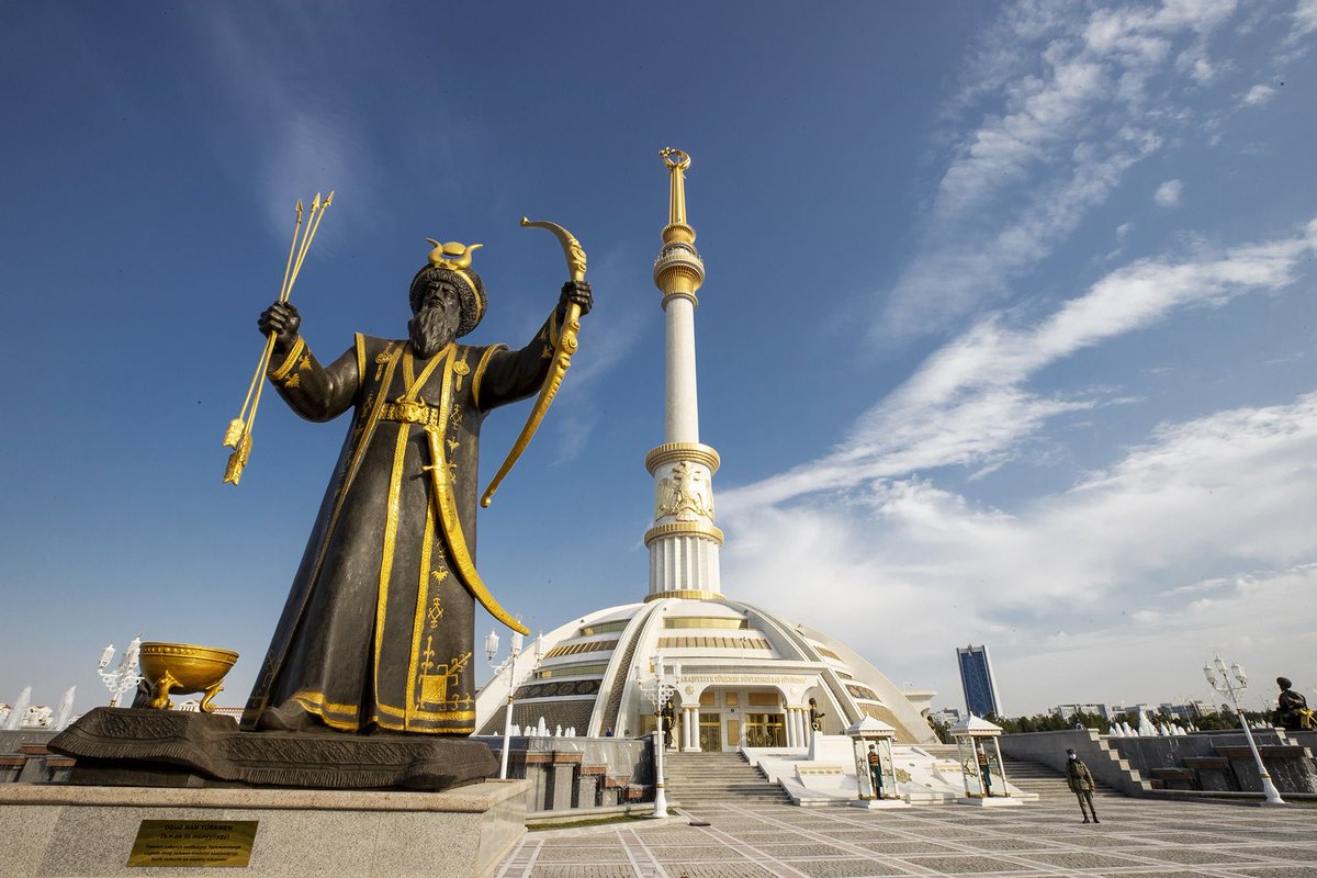 Few in the US know about this, but Turkmenistan is ruled by a dictator who (allegedly) made up large portions of the nation’s history in its founding ethnopoliticial text. This is what a nation can be. I believe in the Ruhnama