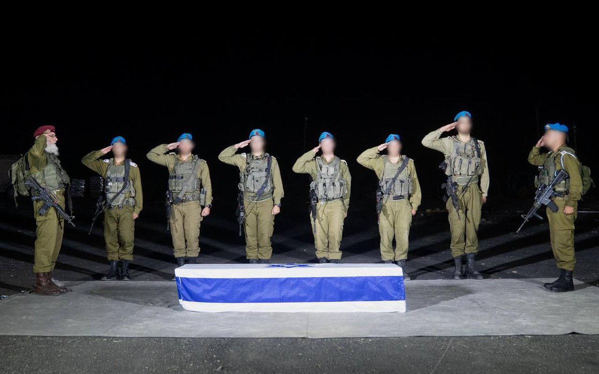 MOSSADil's tweet image. 🇮🇱 IDF Statement:

After completing the identification process conducted by the National Center of Forensic Medicine, together with the Israel Police and the Military Rabbinate, IDF representatives informed the family of abducted Master Sergeant Tal Haimi z”l that their loved one…