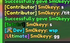 Sm0keyy__'s tweet image. New game coming soon chat #Roblox