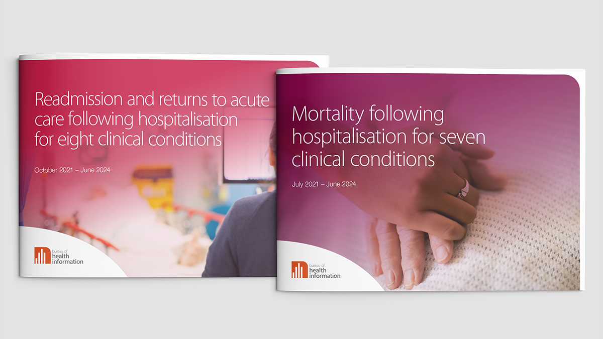 bhiNSW's tweet photo. Out tomorrow: new BHI reports with information about mortality and readmission in NSW public hospitals. https://t.co/FJ91TojgRP