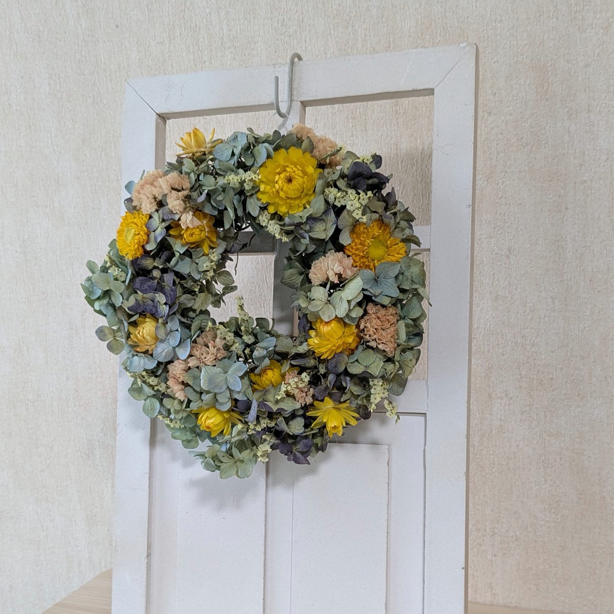 ドライフラワーリース