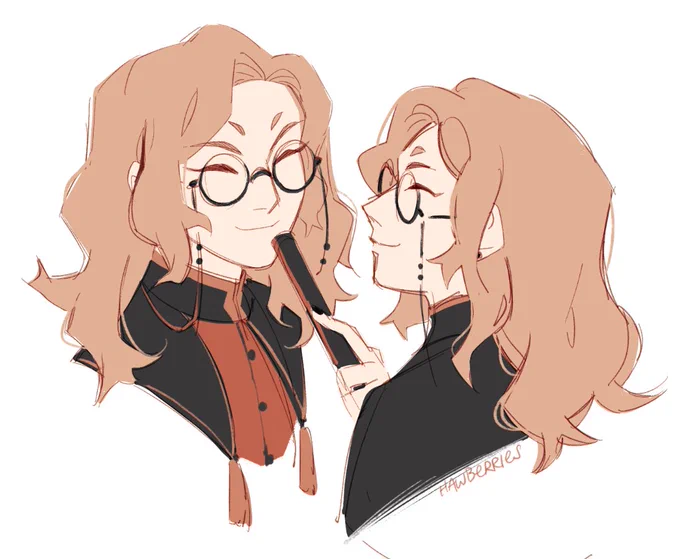 [hei] doodling my fav side charas… i would watch an entire spin-off movie about them