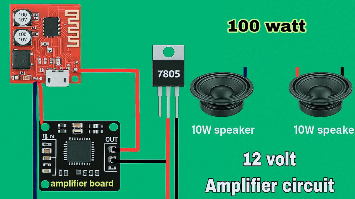 Electrical_dost's tweet image. How to Make Bluetooth Audio Amplifier System Using 12V Power | DIY Wireless Speaker Project
@Electrical_dost @elonmusk
🔥 Viral Hashtags:
#HowToMake #BluetoothSpeaker #เขมจิราต้องรอดseries
#patlama #السعوديه_العراق