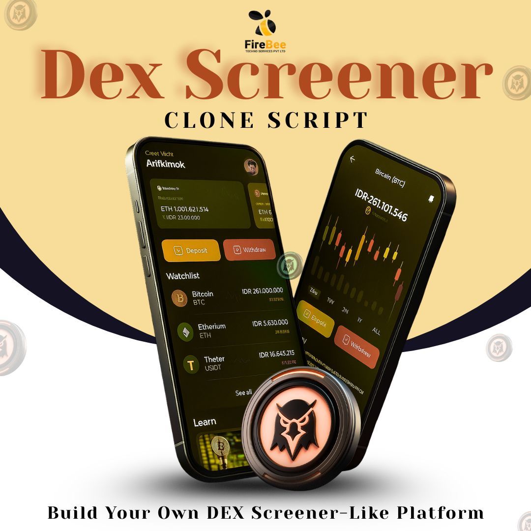 firebeetech's tweet image. 🚀 Build your own real-time crypto analytics platform with our DEX Screener Clone Script! Track, analyze, and monitor token performance effortlessly.

Visit Website: firebeetechnoservices.com/blog/dex-scree…

#DexScreenerCloneScript #CryptoAnalytics #DeFiDevelopment #CryptoTrading