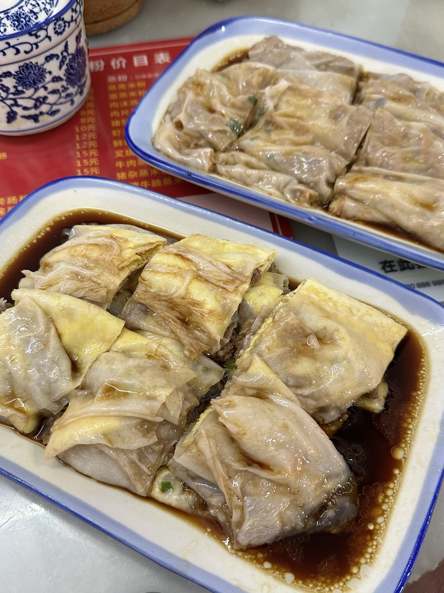 肠粉店九岁小孩哥做的肠粉