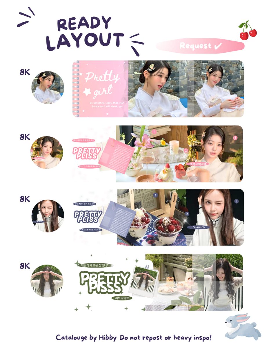 5ckogjajk2qlv's tweet image. help repost please! tencuu🍮💭

aku ready 4 layout moodboard!  ada wonyoung, carmen, juun, bisa jemput sekarang lewat dm / whatsapp yaa ❤︎❤︎

#zonauang