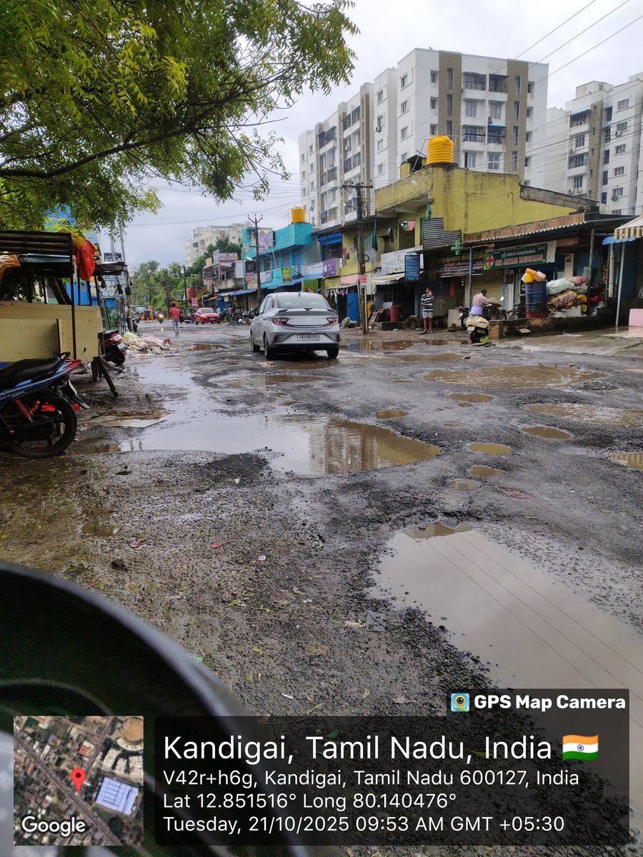 TarunPala2's tweet image. Kandigai - mappedu road very much damaged
Already complaint raised in namma salai app they said will report to concerned department no changes then. I don't know to whom to complain this
@Mappeducitizen
@VckBalaji
@nammasaalai
#vandalurkelambakkamroad
#kandigai
#mappedu