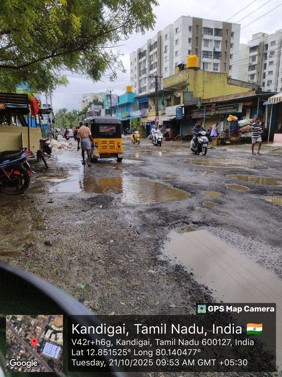 TarunPala2's tweet image. Kandigai - mappedu road very much damaged
Already complaint raised in namma salai app they said will report to concerned department no changes then. I don't know to whom to complain this
@Mappeducitizen
@VckBalaji
@nammasaalai
#vandalurkelambakkamroad
#kandigai
#mappedu